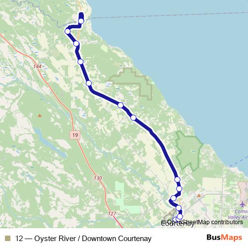 12 bus Line Map