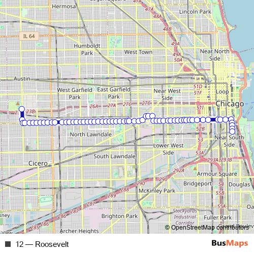 12 bus Line Map
