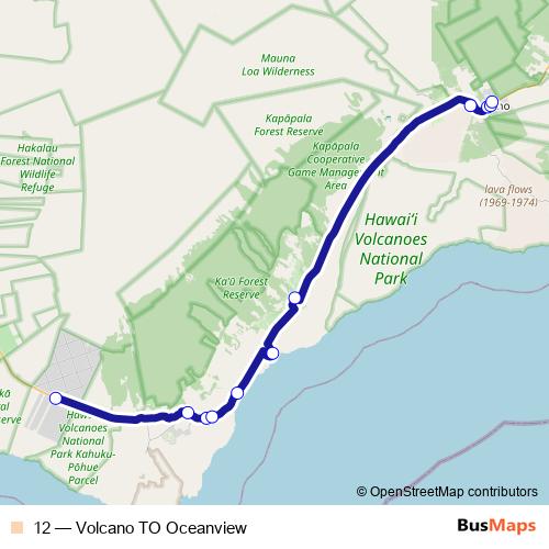 12 bus Line Map