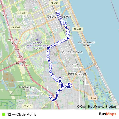 12 bus Line Map