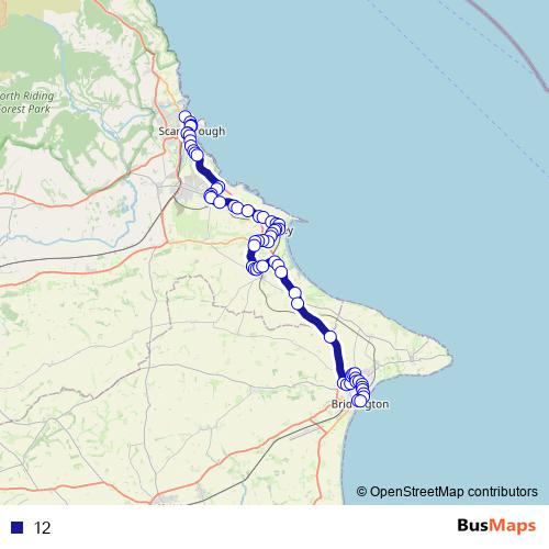 12 bus Line Map