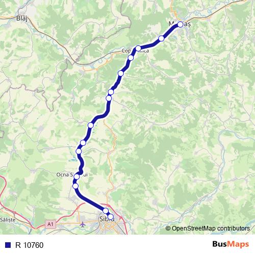 R 10760 rail Line Map