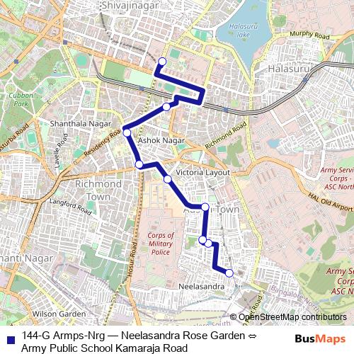 144-G Armps-Nrg bus Line Map