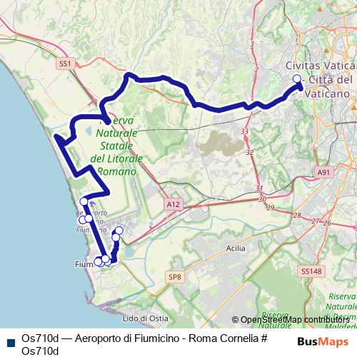 Os710d bus Line Map
