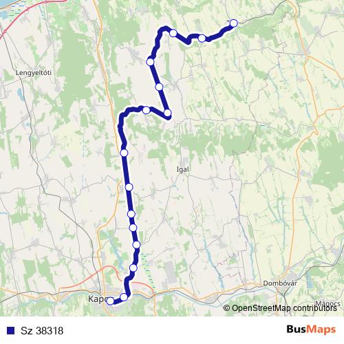 Sz 38318 rail Line Map