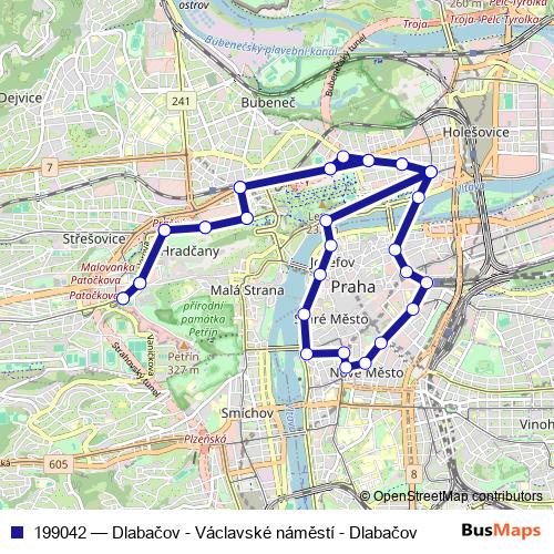 199042 tram Line Map