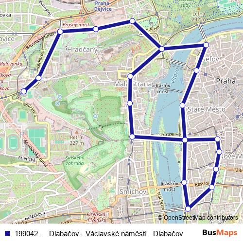 199042 tram Line Map