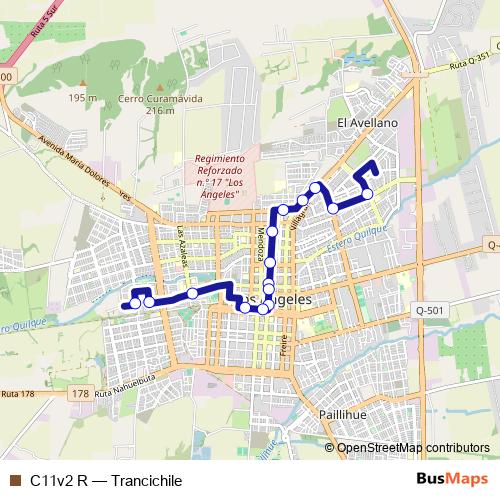 C11v2 R bus Line Map
