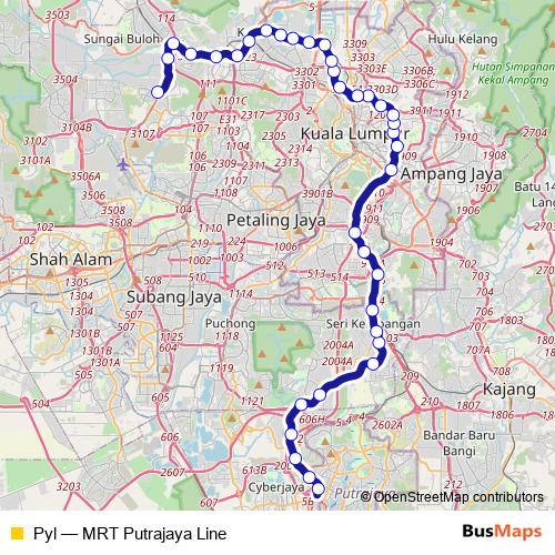 Pyl metro Line Map