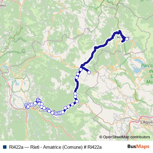 Ri422a bus Line Map
