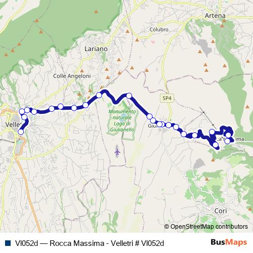 Vl052d bus Line Map