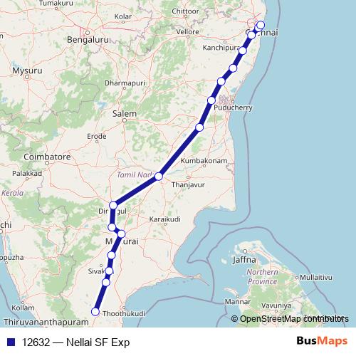 12632 rail Line Map
