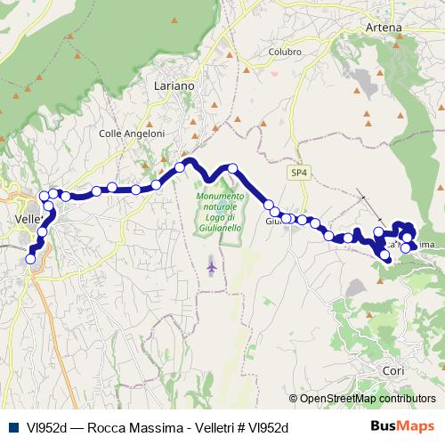Vl952d bus Line Map