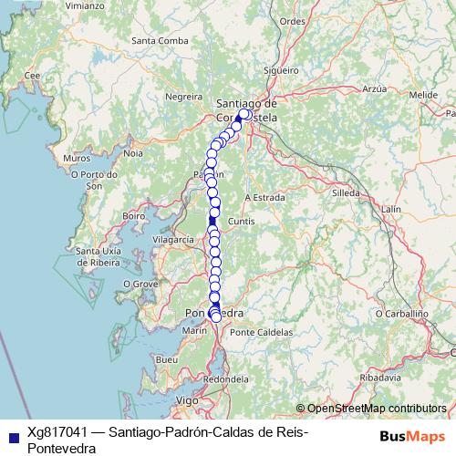 Xg817041 bus Line Map