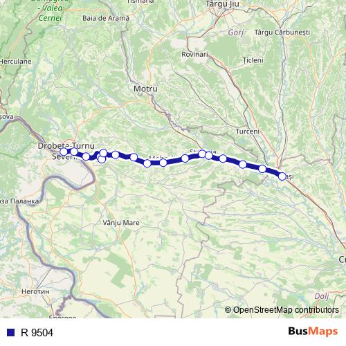 R 9504 rail Line Map