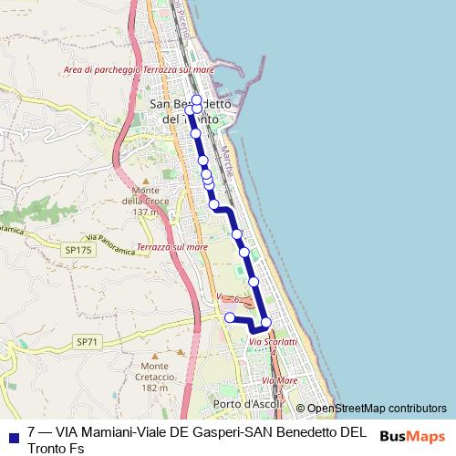 7 bus Line Map