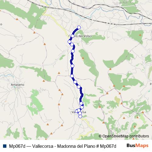 Mp067d bus Line Map