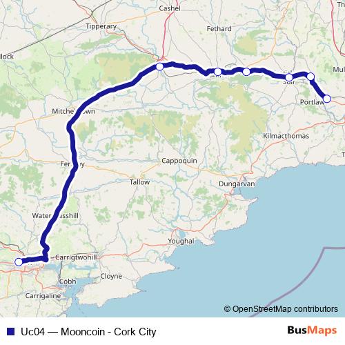 Uc04 bus Line Map