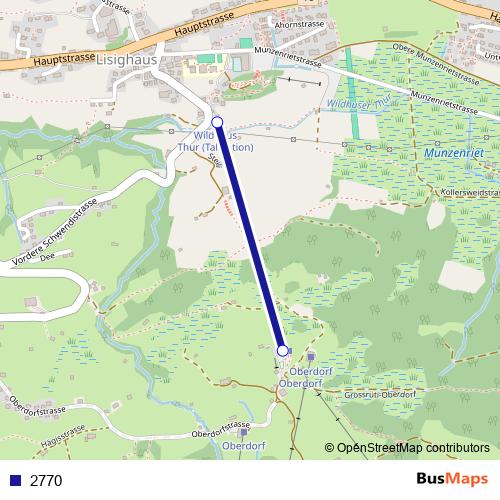 2770 cable-car Line Map