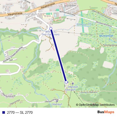 2770 cable-car Line Map