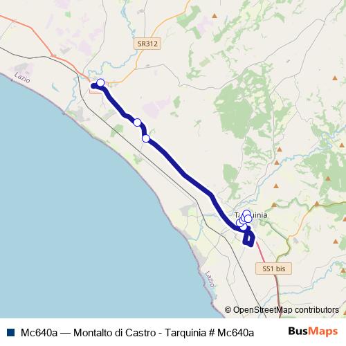 Mc640a bus Line Map