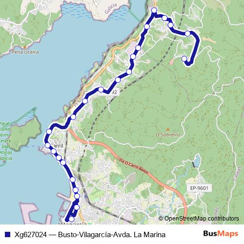 Xg627024 bus Line Map