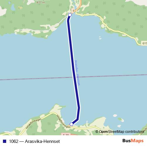 1062 ferry Line Map