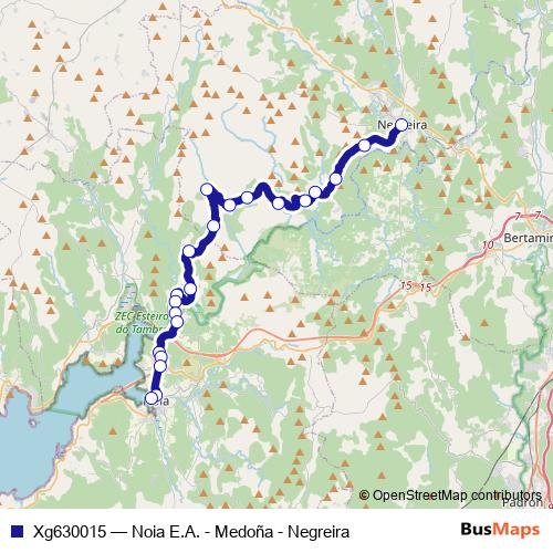 Xg630015 bus Line Map
