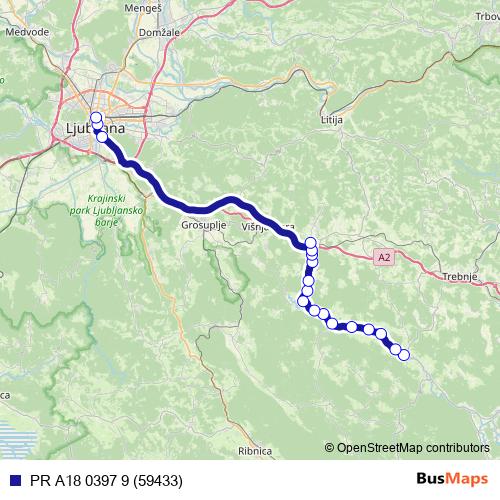 PR A18 0397 9 (59433) bus Line Map