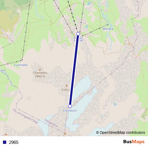 2965 cable-car Line Map