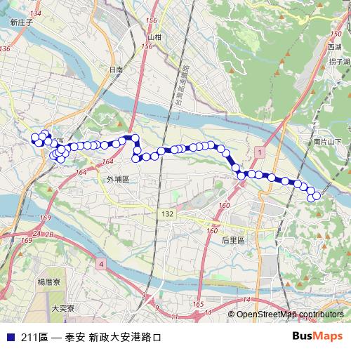 211區 bus Line Map