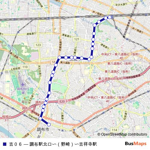 吉０６ bus Line Map