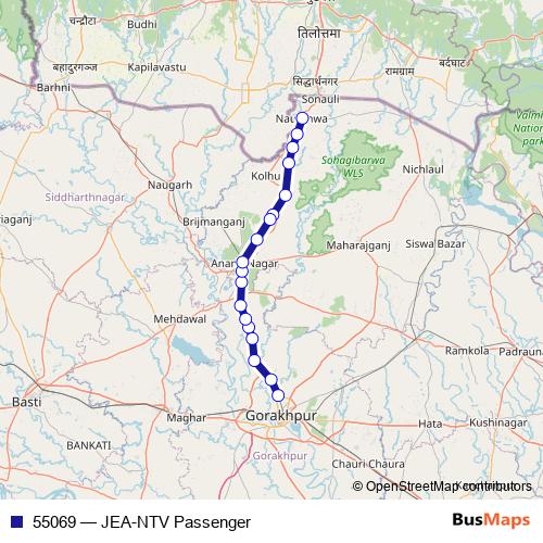 55069 rail Line Map
