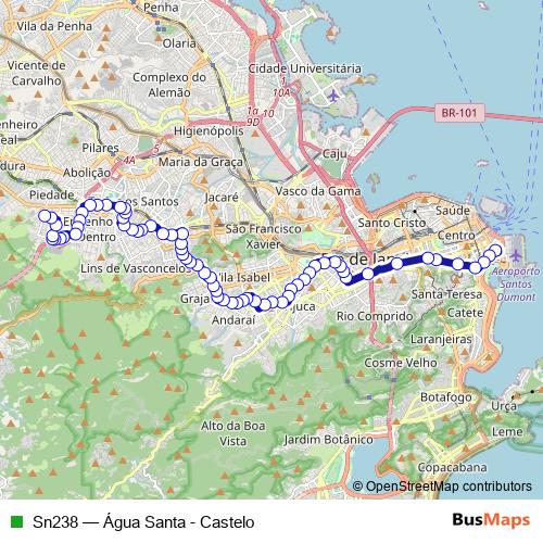 Sn238 bus Line Map