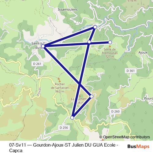 07-Sv11 bus Line Map