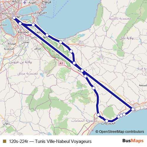 120s-224r rail Line Map