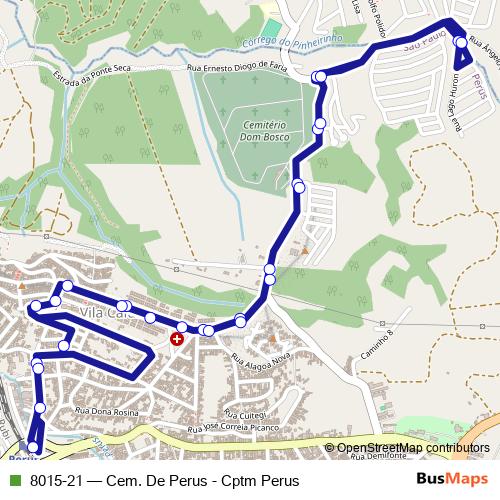 8015-21 bus Line Map