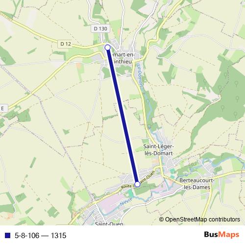 5-8-106 bus Line Map