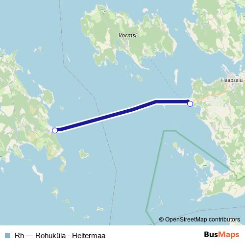 Rh ferry Line Map
