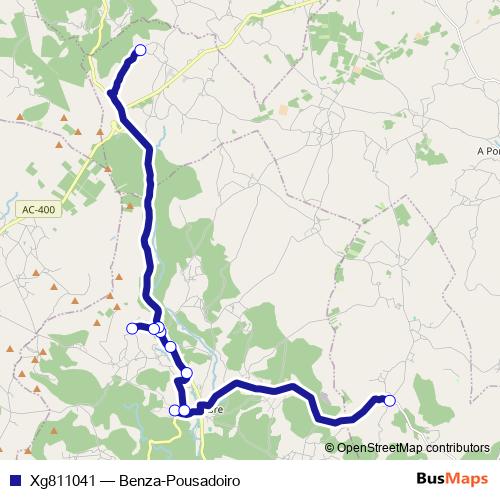Xg811041 bus Line Map