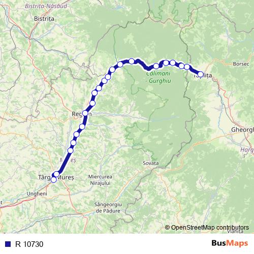 R 10730 rail Line Map