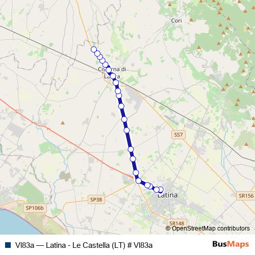 Vl83a bus Line Map