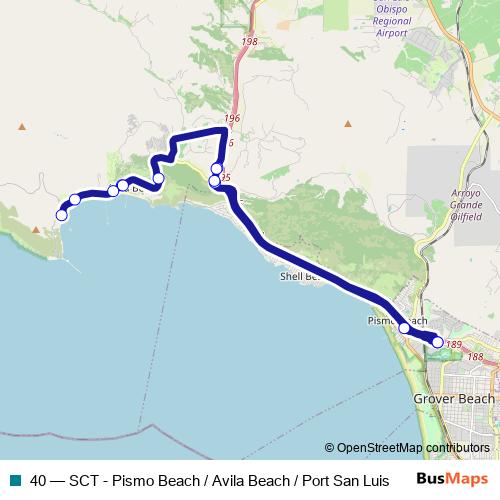 40 bus Line Map