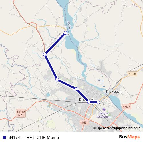 64174 rail Line Map