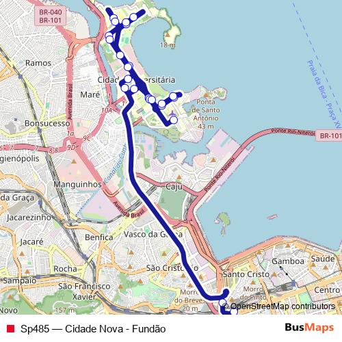 Sp485 bus Line Map