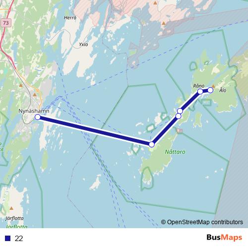22 ferry Line Map