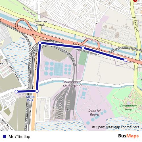 Mc715stlup bus Line Map
