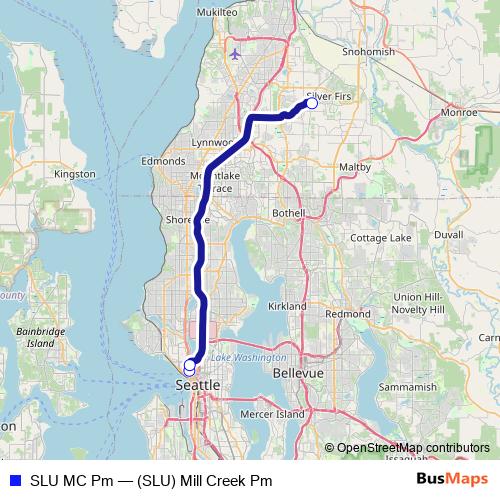 SLU MC Pm bus Line Map