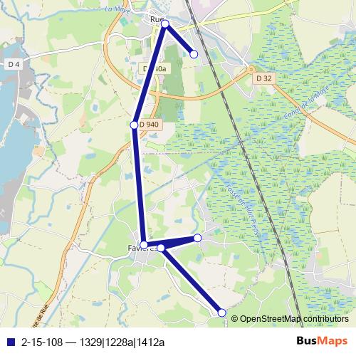 2-15-108 bus Line Map