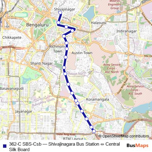 362-C SBS-Csb bus Line Map